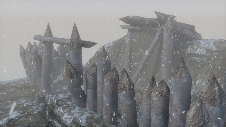 Mountain Mine Entrance (+ Animated Snow) preview image 1